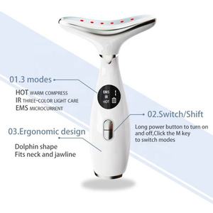 Varita de Masaje Facial y de Cuello con Calor, Herramienta de Masaje Facial para Terapia en Casa, para Reafirmar y Levantar la Piel - Product Image 3