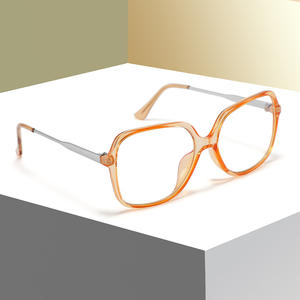 Nouvelles montures de lunettes surdimensionnées pour femmes, monture intégrale, protection anti-lumière bleue, lunettes élégantes et tendance, succès des diffusions en direct à Wenzhou - Product Image 5