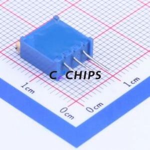 ตัวต้านทาน3296W-1-504ปรับได้/โพเทนชิออมิเตอร์ผ่านรูส่วนประกอบ (THT) ตัวต้านทาน500Kohm 10% - Product Image 2