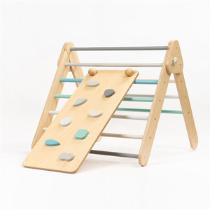 Climbing triangle and Wall 2 in 1 Climbing Triangle Montessori Climber