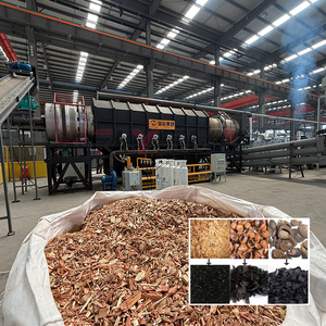 Machine de pyrolyse avancée pour la fabrication de charbon de bois à partir de copeaux de bois et de bambou, four de carbonisation continu - Product Image 1