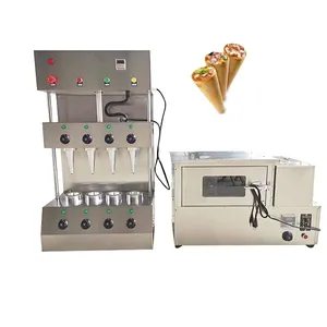 Technologie Prix de gros Pizza Cone Four rotatif Présentoir Réchauffeur Pizza Cone Maker Machine avec four