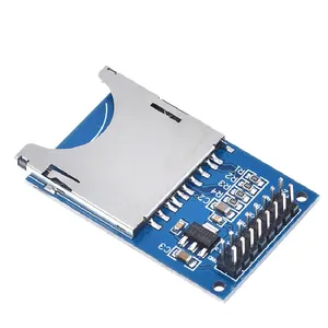 Kartu SD modul baca dan tulis MCU SPI Antarmuka kartu SD soket tunggal Chip