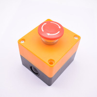 Boîte de bouton START/STOP blanc jaune 1/2/3/4/5 trous boîte de commande d'interrupteur à bouton en plastique ABS