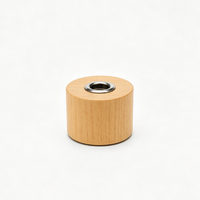 Couvercle de diffuseur d'aromathérapie en bois massif personnalisé, bouchon en bois pour bouteille d'huile parfumée personnalisée, accessoires écologiques pour la fragrance d'intérieur