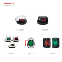 12V-24V LED Navigation Bow Light Stern Lampe En Acier Inoxydable Yacht Voilier Marine Accessoires Nouveau Vert Rouge Navigation Lumières