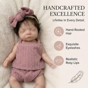 ตุ๊กตาซิลิโคนเด็กผู้หญิงขนาด 10 นิ้ว ตัวเต็ม ทำจากซิลิโคนนุ่มเหมือน<span class=keywords><strong>จริง</strong></span> ทำมือ สำหรับ<span class=keywords><strong>เด็ก</strong></span> - Product Image 3