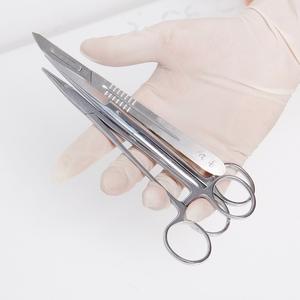 Medische School Training Model Huid Hechtdraad Praktijk Tool Kit Met 17 Stuks In Hoge Kwaliteit Siliconen En Roestvrij Staal - Product Image 3