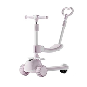 Tricycle-scooter bébé 5-en-1 réglable avec cadre en aluminium et design pliable pour enfants - Product Image 1