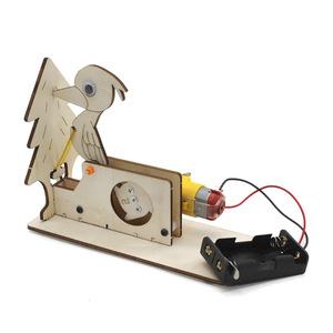 Kit de ciencia con modelo de pájaro carpintero de madera, juguete educativo DIY para niños de 7 a 9 años, experimento de aprendizaje STEM con pilas - Product Image 3