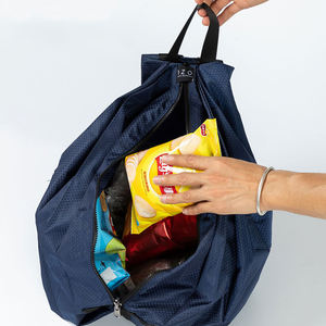 Venta al por mayor ligero al aire libre impermeable poliéster deportes mochila con gran capacidad plegable viaje senderismo cremallera mochila - Product Image 3