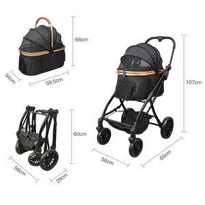 Коляска для домашних животных с двусторонними ручками спереди или сзади - Product Image 6