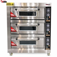 Four de boulangerie industriel certifié ETL à 1/2/3 niveaux pour pain, pâtisserie, pizza, baguette – Équipement de cuisson professionnel commercial