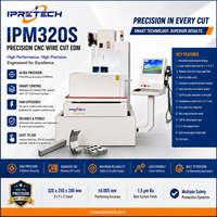 Machines de découpe à fil CNC à grande vitesse, moteur servo multi-coupes avec finition de surface supérieure Ra 0,8μm, coupe-fil EDM WEDM