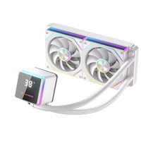 Refroidisseur de processeur liquide Gamer-X M240 240/360 mm AIO 270 W TDP 3 broches ARGB LED Dissipateur thermique en aluminium à roulement fluide pour boîtier d'ordinateur