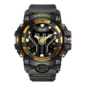 Reloj de Pulsera SMAEL 8075 Analógico y Digital de Doble Hora para Hombre, Reloj Deportivo Más Vendido, Alarma, Nueva Llegada, Marca OEM, Personaliza Tu Propio Reloj - Product Image 3