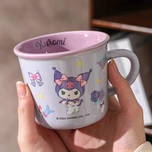 Sanrio Kuromi <b>Ceramic</b> <b>Mug</b> 2025 Cartoon Design With Handle Single Cup For Home Office Gift - Product Image 1