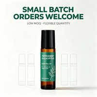 Roll-on OEM Menthe Poivrée et Eucalyptus 10ml – Aromathérapie Mentholée pour Soin Quotidien Rafraîchissant – Vente en Gros Usine