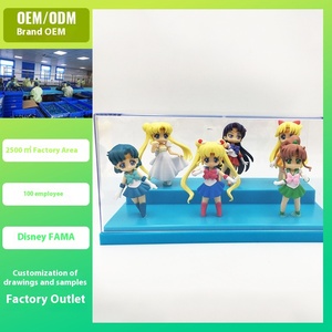Figurines en PVC imprimées en 3D personnalisées OEM, jouets d'action en plastique pour designers, inspirés des personnages de La Reine des Neiges, boîte mystère - Product Image 2