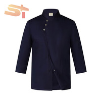 Uniformes de chef unisexes SIKE en tissu sergé pour la restauration, l'hôtellerie et la cuisine, comprenant des blouses de chef avec