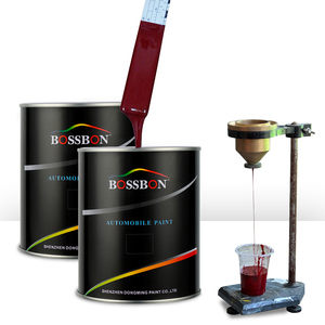 Posventa con servicio garantizado 2K Mezcla de colores de una sola etapa Tinter Carmine Acrílico Pintura de pulverización de automóviles Logotipo personalizado - Product Image 6