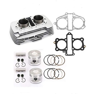 Kit de reconstruction complet du moteur bicylindre 250cc CA250, comprenant pistons, segments et jeu de joints, compatible avec les motos CM250, CB250, <span class=keywords><strong>Rebel</strong></span> 250 - Product Image 5