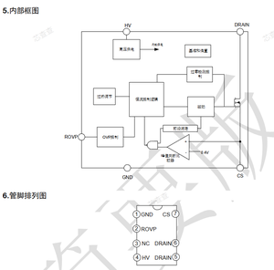 Silans SDH7714SGTR SOP-7-225-1,27 Paquete Buck no aislado LED Controlador de corriente constante IC - Product Image 4