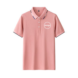 Camiseta de Golf Formal de Manga Corta de Spandex/Nylon con Logotipo Personalizado en Blanco Antiarrugas de Alta Calidad OME, Secado Rápido, Uniforme para Hombre, Venta al por Mayor - Product Image 1