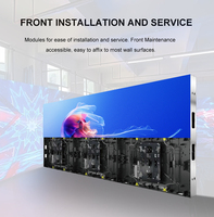 Pantalla LED de Video Ultra Delgada para Interiores con Tecnología COB/GOB, Alta Frecuencia de Actualización, HDR, Paneles Micro LED para Control de Conferencias