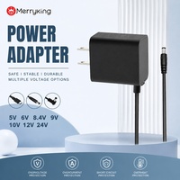 Adaptateur secteur AC/DC 5V 2A avec prise US, alimentation 10W pour appareils domotiques et caméras de sécurité