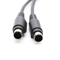 PoweredUSB-Kabel mit MINI-DIN-8-Pin-Plus-Stecker und MINI-DIN-6-Pin-Plus-Stecker, 2 m