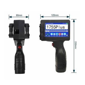Impresora de Inyección de Tinta Portátil TIJ de 600DPI, 12.7mm, Cartucho <span class=keywords><strong>HP</strong></span>, Ultraligera (0.5kg), con Batería, Codificador de Fechas y Códigos de Barras para Cartones, Cables y Tuberías - Product Image 4
