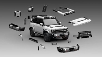 Kit de pièces de carrosserie modifiées pour SUV Jetour T2 première génération 2023 - Modèle Traveler avec aspect ciel étoilé, directement de l'usine