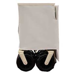 Chariot pliable industriel d'extérieur, robuste, de grande capacité, avec grandes roues, pliage facile, chariot durable - Product Image 6