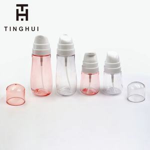 Bonita botella pulverizadora de PETG rosa con gatillo, botellas de plástico únicas, pulverizador portátil para rostro, pulverizadores con llavero - Product Image 3