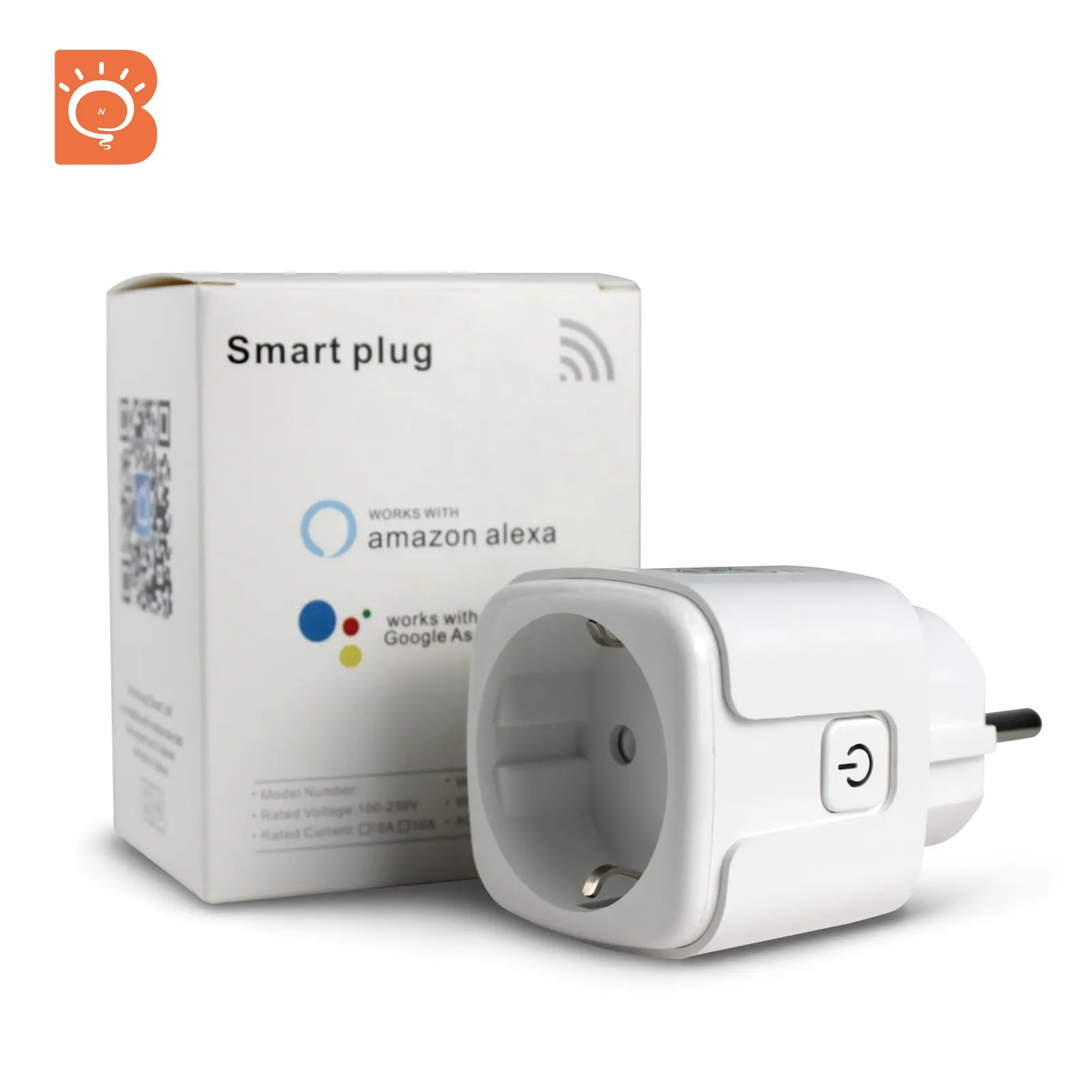 Benexmart HomeKit Smart Wifi Plug EU Socket Switch Work with HomeKit APP Alexa/Google Assistant Timer voice control power Socket