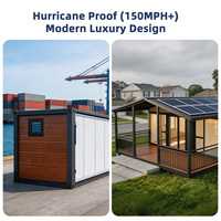 Maison miniature de luxe personnalisée, maison préfabriquée en conteneur, maison en conteneur robuste et durable, belle maison préfabriquée de 20 pieds ou 40 pieds