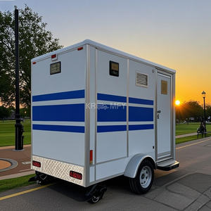 Baño Portátil de Lujo 2025, Remolque de Baño Móvil VIP, Contenedores Portátiles para Exteriores - Product Image 4