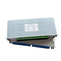 Répartiteur optique passif à insertion de type cassette PLC 1x32 FTTH, SC/APC, à brancher