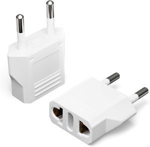 <span class=keywords><strong>Adaptador</strong></span> de enchufe de viaje europeo: convierte los enchufes de EE. UU./Canadá/México a enchufes de la UE (Italia, Francia, Alemania, <span class=keywords><strong>España</strong></span>). Convertidor de pines tipo C - Product Image 1