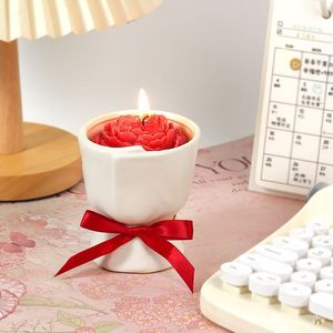 Caja de Regalo con Vela Aromática Floral Roja para el Día de San Valentín, para Dormitorio de Niñas, Regalo de Cumpleaños, Recuerdo de Boda, Mejor Amiga - Product Image 4