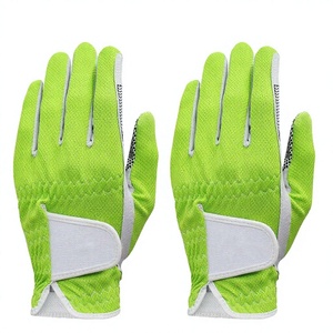 Gants de golf unisexes personnalisés en cuir véritable, à doigts complets, respirants, toutes saisons, anti-UV, avec grip, pour droitiers et gauchers, OEM ODM - Product Image 5