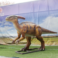Dinosaures robotiques animatroniques LONGTU pour spectacle de dinosaures en parc 110V/220V