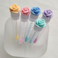 Brosses à cils colorées personnalisées de marque privée Baguette de mascara Brosse à cils Mascara Tube de brosse de nettoyage Spoolie