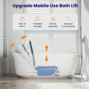 전기 욕조 리프트 의자 조정 가능한 안락 의자 샤워 시트 노인 방수 목욕 안전 전송 장치 - Product Image 2
