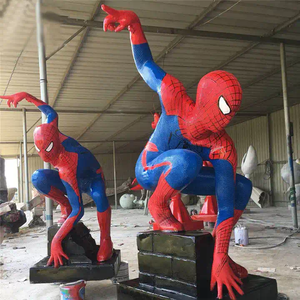 Decoración para el Hogar DIY, <span class=keywords><strong>Spiderman</strong></span>, Listo para Enviar, Tamaño Real, Diseño de Dibujos Animados, Nueva Técnica de Fundición de Metal, Modelo C101 - Product Image 2