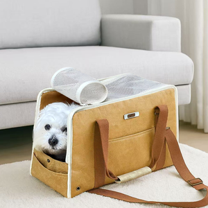 Soft Sided Dog Carrier for Small Dog <b>Cat</b> Travel Supplies Accessories Indoor <b>Cat</b> Ventilated Pet <b>Carrying</b> <b>Bag</b> - Product Image 5