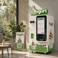 Máquina comercial de açaí, máquina expendedora de helado suave para la venta de açaí en vasos y negocios minoristas.