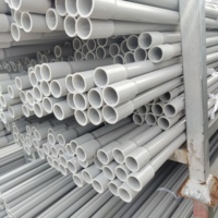 Tuyaux de jardin en PVC PN16 de 100 mm pour l'irrigation de l'eau et l'industrie, PPR et UPVC, colle et raccordement par emboîtement, 450 mm