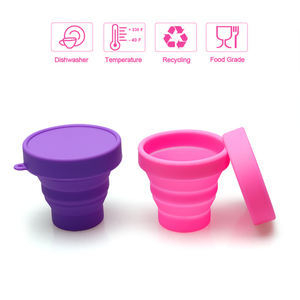 Vaso Plegable Ecológico al por Mayor, Vaso <span class=keywords><strong>Menstrual</strong></span> de Silicona con Esterilizador - Product Image 2
